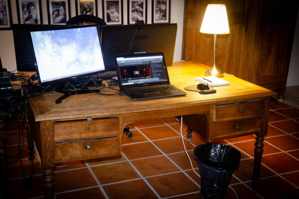 RARE BUREAU DOUBLE DE MINISTRE